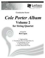 COLE PORTER ALBUM #2 STRING QUARTET SCORE cover Thumbnail